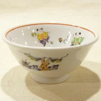 色絵唐子 汁椀 11.9cm