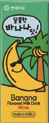 バナナウユ Banana Flavored Milk Drink