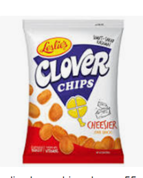 Leslie's Clover Chips Cheese 55g