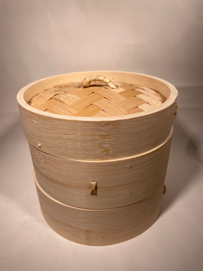 中式竹蒸笼+锅具15cm