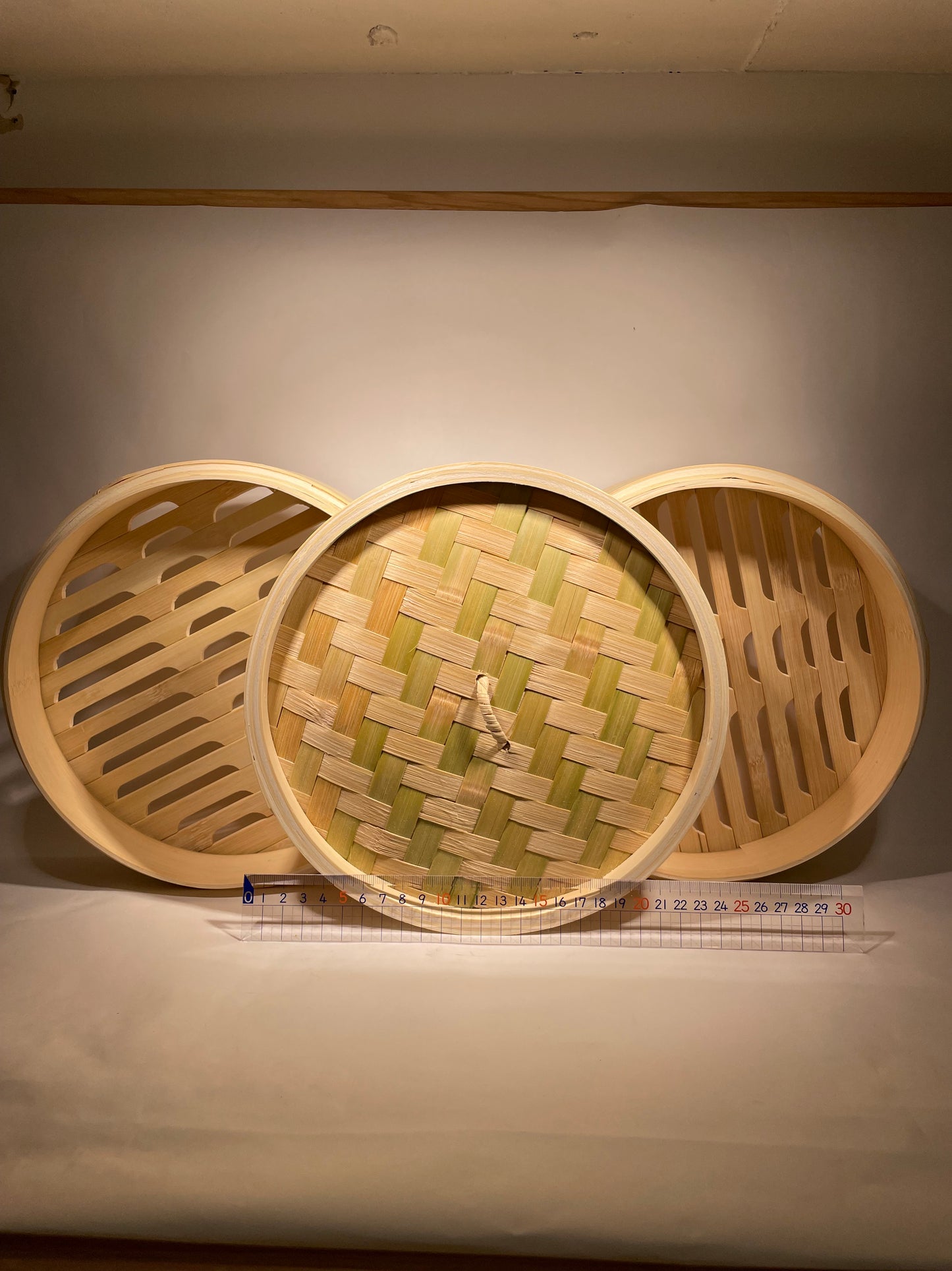 Chinese bamboo steamer set 24cm