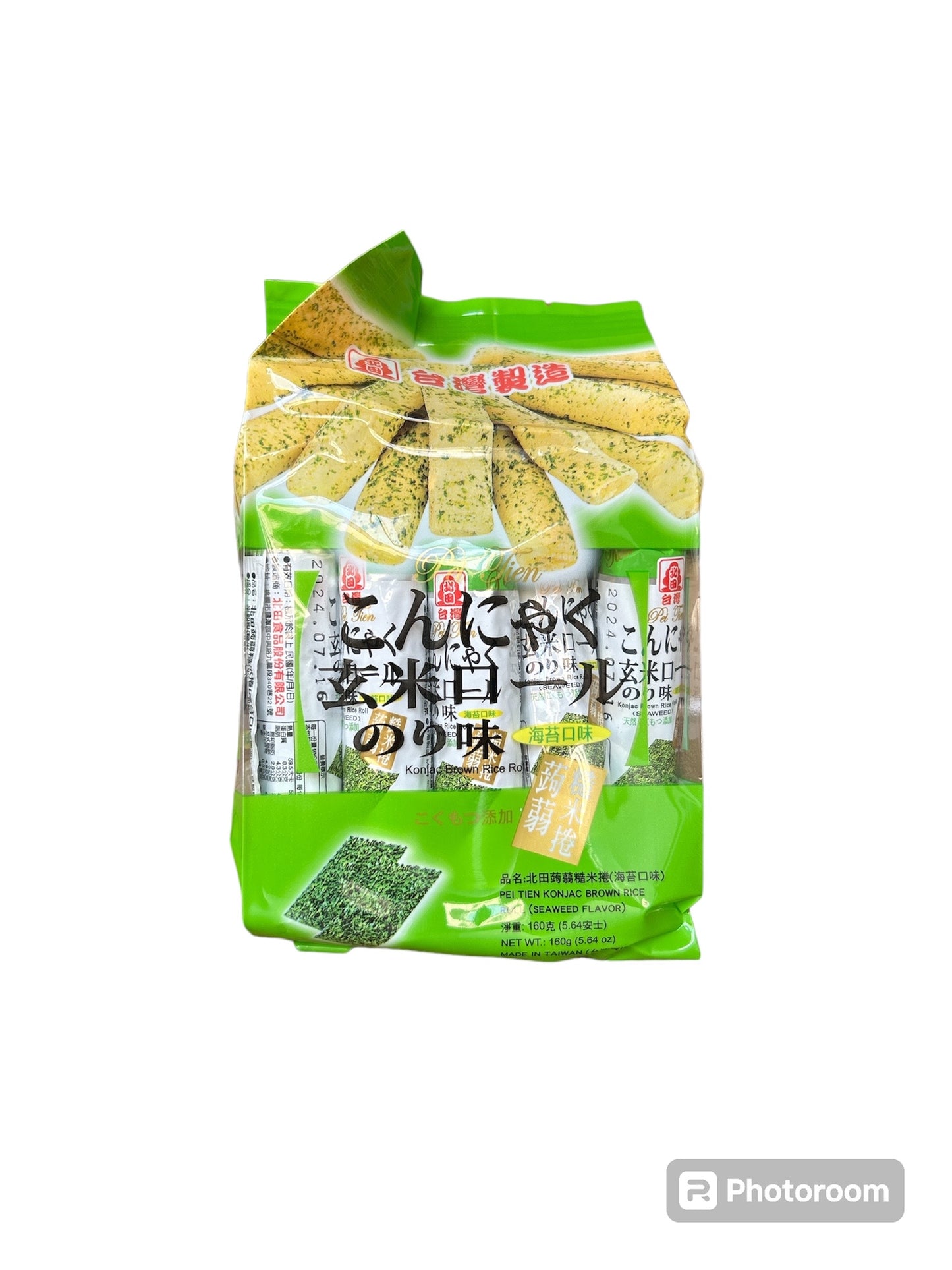 こんにゃく玄米ロール 海苔味 160g