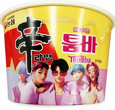 Nongshim 辛ラーメントゥ－ンバ カップ Toomba Cup K-pop Girls Demon Hunters Collaboration Package 113g