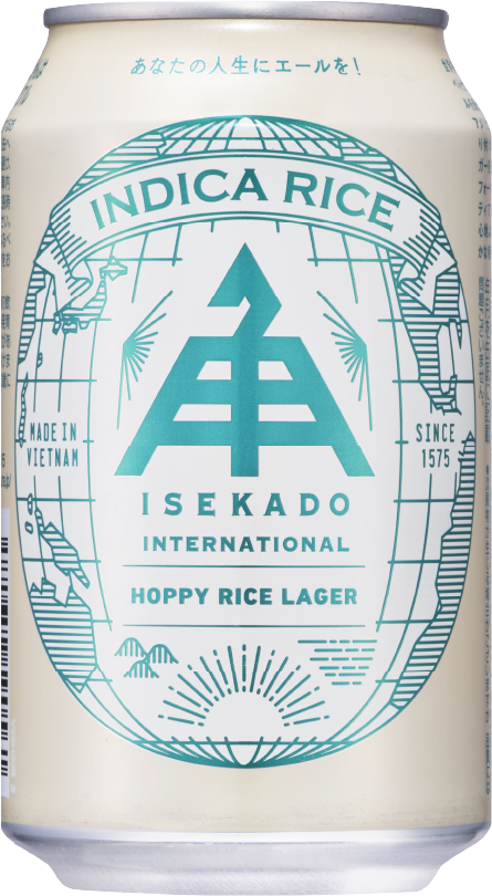 伊勢角インターナショナル ホッピーライスラガー ISEKADO INTERNATIONAL HOPPY RICE LAGER 330ml 缶