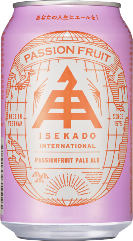 伊勢角インターナショナル パッションフルーツペールエール（発泡酒）ISEKADO INTERNATIONALPASSION FRUIT PALE ALE 330ml 缶