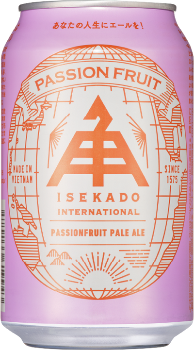 伊勢角インターナショナル パッションフルーツペールエール（発泡酒）ISEKADO INTERNATIONALPASSION FRUIT PALE ALE 330ml 缶