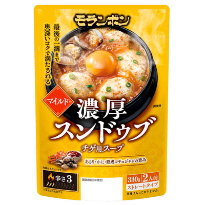 モランボン スンドゥブチゲ用スープ濃厚マイルド 330g