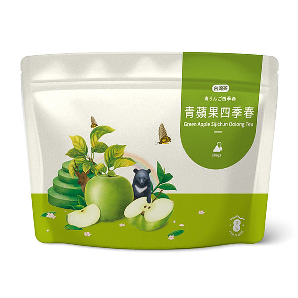 台湾茶 青りんご四季春 Green Apple Sijichun Oolong Tea (2.5g × 6p)