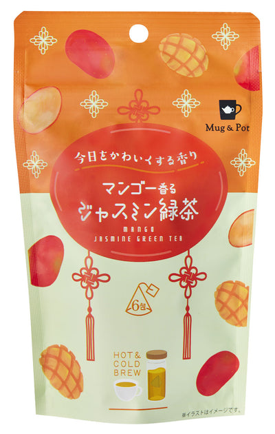 Mug&amp;Pot Mango scented jasmine green tea 2g×6P