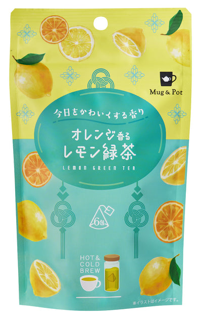 Mug&amp;Pot 橙香柠檬绿茶 2g×6P