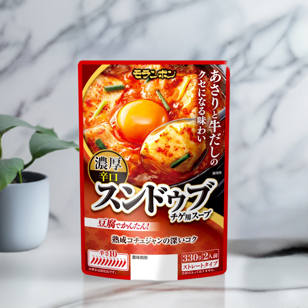 モランボン スンドゥブチゲ用スープ濃厚辛口 330g