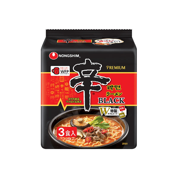 Nongshim 辛ラーメン Black 130g 3-pack