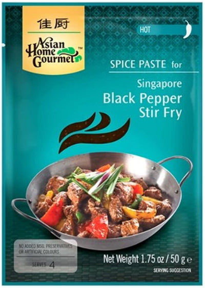Asian Home Gourmet 新加坡风味黑胡椒酱 50g