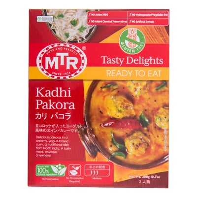 MTR Kadhi Pakora Yogurt Curry with Chickpea Croquette Medium Spicy 300g Kadhi Pakora