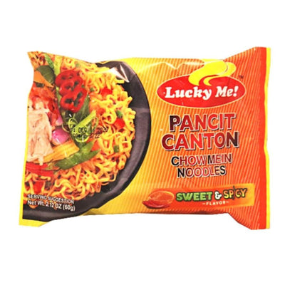 Lucky Me Pancit Canton Instant Sweet Chili 60g x 6p Lucky Me Pancit Canton Instant Sweet Chili