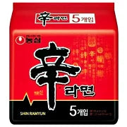 Nongshim 辛ラーメン 120g x 5-pack