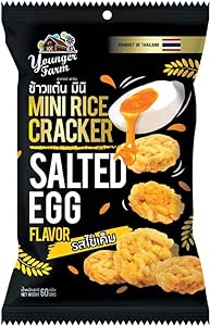 Younger Farm ミニライスクラッカー ソルティッドエッグ Mini Rice Cracker Salted Egg