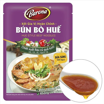 Barona ジャーヴィ ブンボーフエ（ブンボーフエ用牛肉スープ）110g Xốt Gia Vị Hoàn Chỉnh Barona - Bún Bò Huế