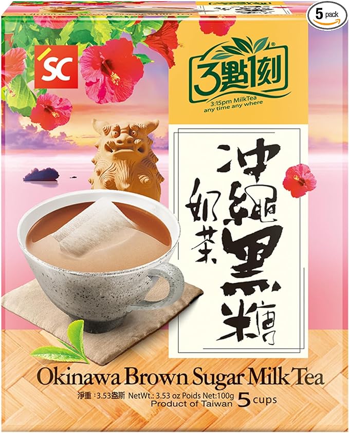 Sanpoint Ikkoku Okinawa brown sugar milk tea 5 pieces
