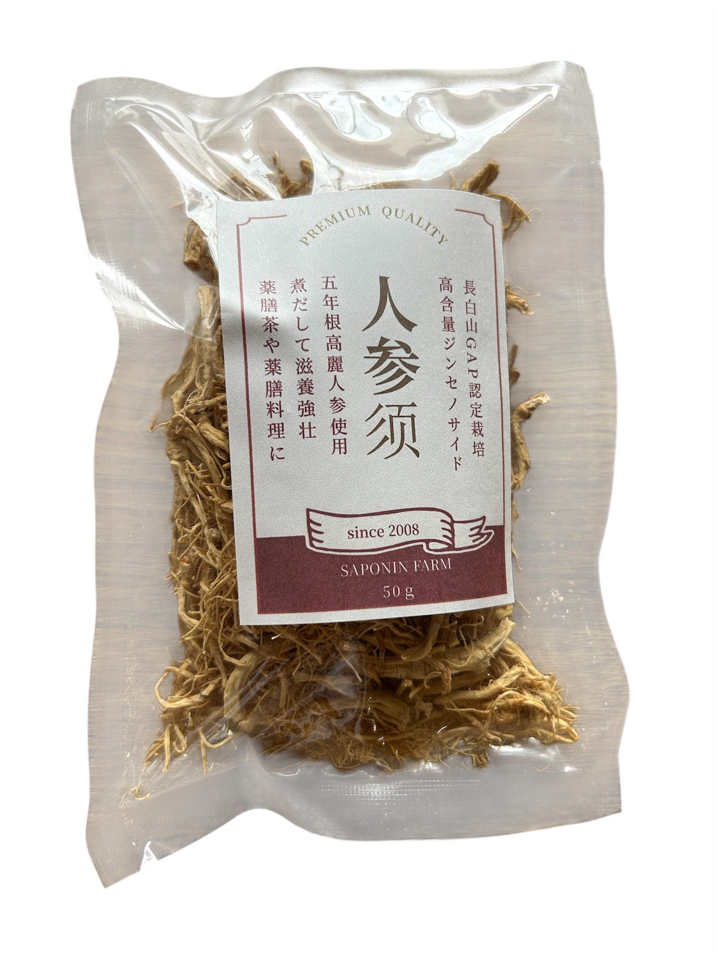 サポニンファーム 高麗人参細根 100g