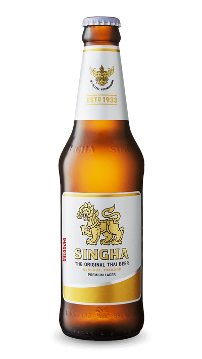 Singha beer bottle 330ml SINGHA