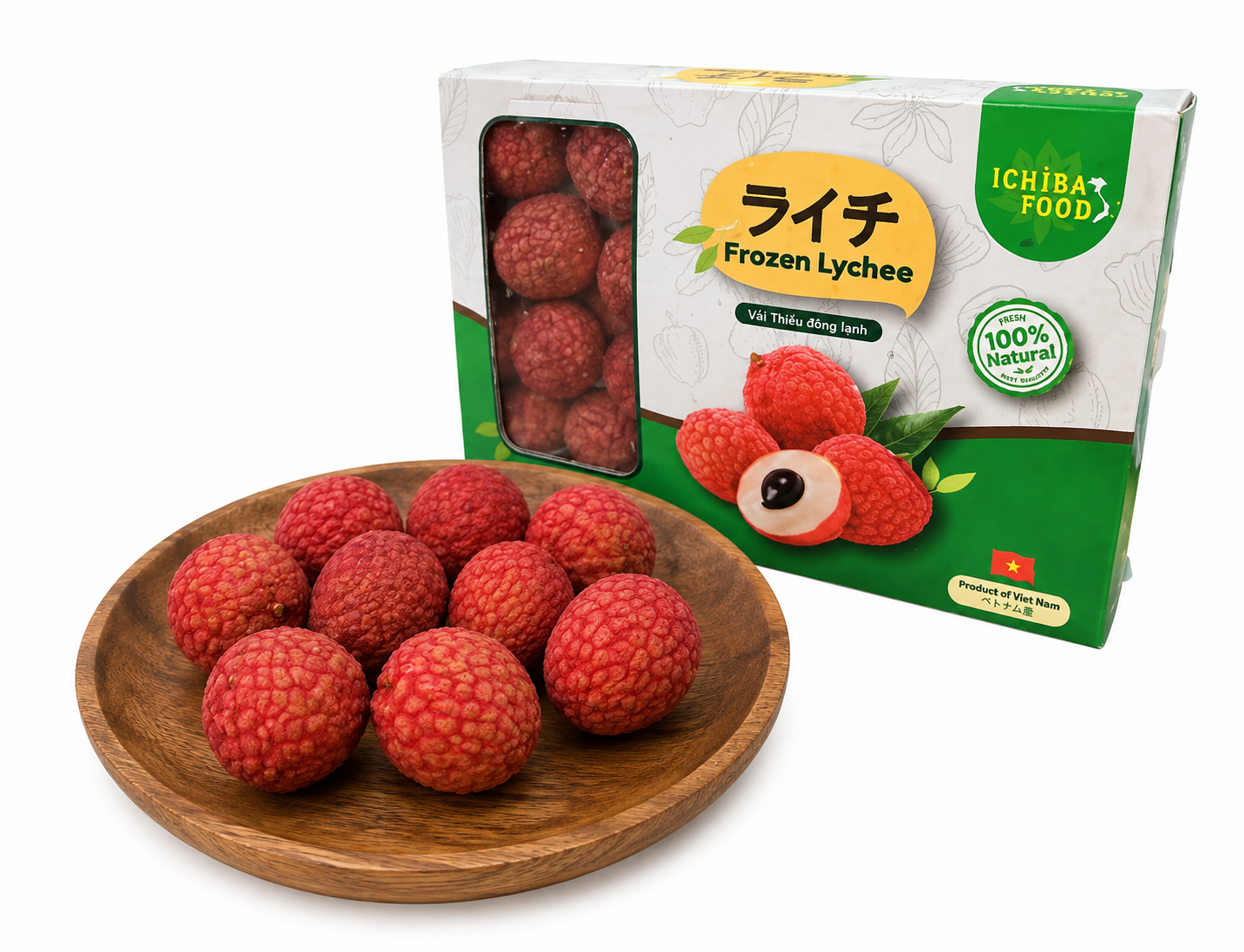 ICHIBA FOOD 冷凍ライチ(ベトナム産) 500g