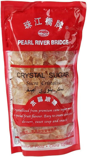 珠江橋 黄冰糖 400g 水晶氷糖 (クリスタル) Chinese Rock Sugar