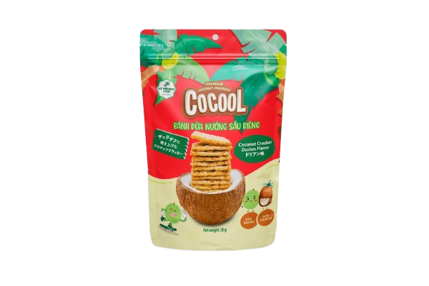 MPF コクール 焼きココナッツクラッカー ドリアン 50g