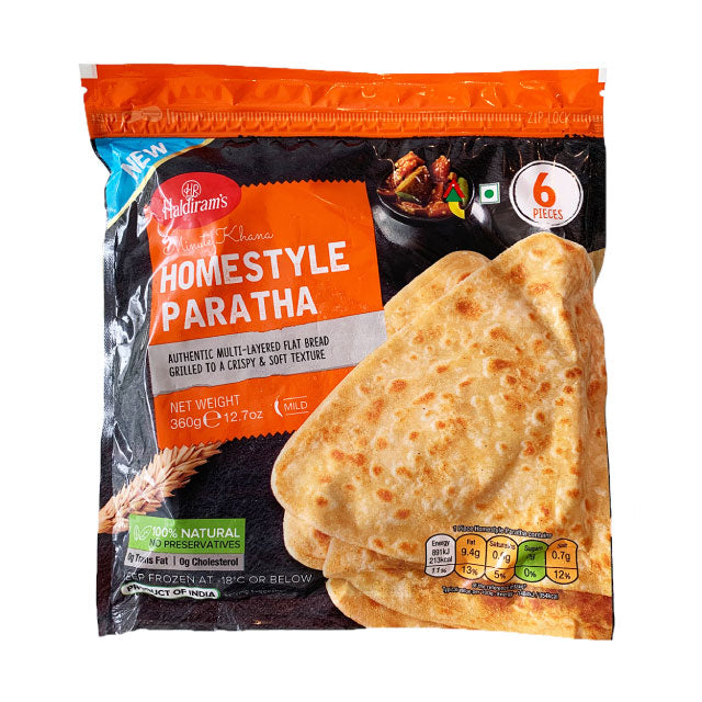 Frozen Haldiram's Paratha パラタ 360g (60g x 6枚入り)