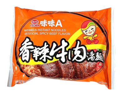 风味麻辣牛肉面80g