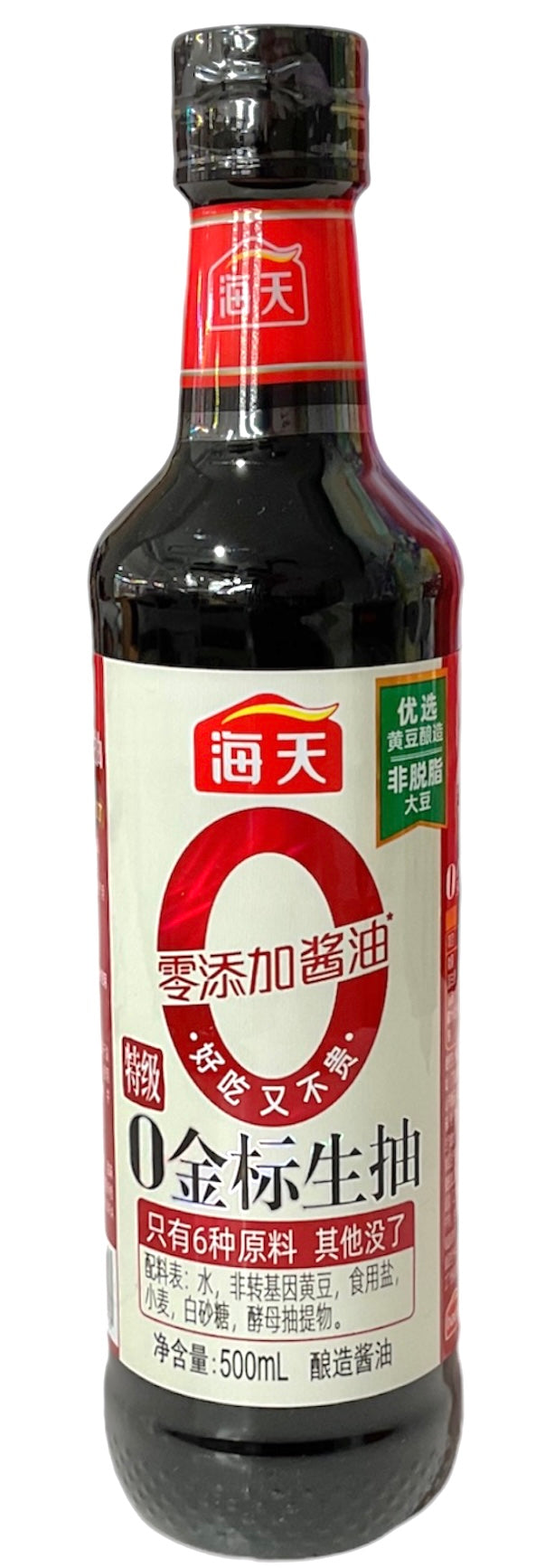 海天 0海天金標生抽 500ml