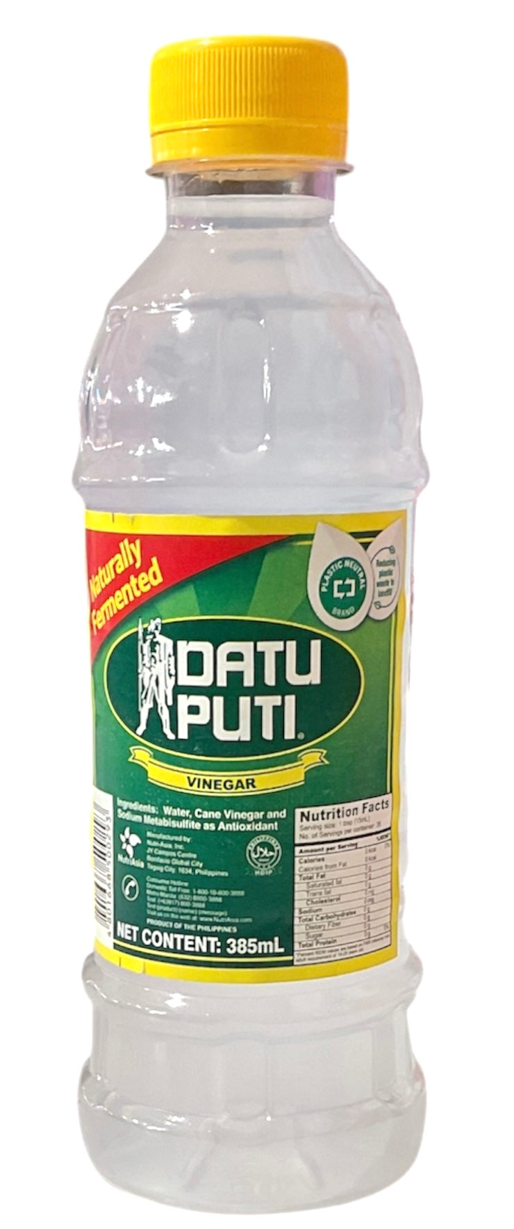 DATU PUTI Vinegar ダトゥプティ ビネガー 385ml