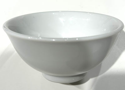 white soup bowl