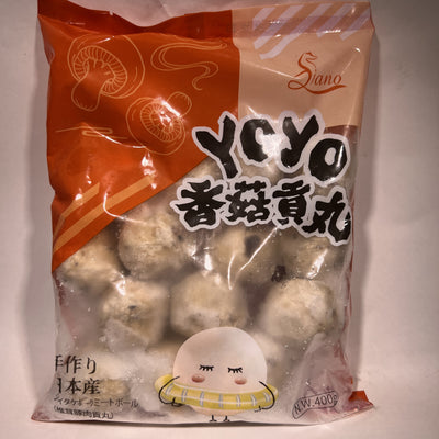 YOYO Handmade Shiitake Mushroom Dumplings 400g Fish Balls with Shiitake Mushroom