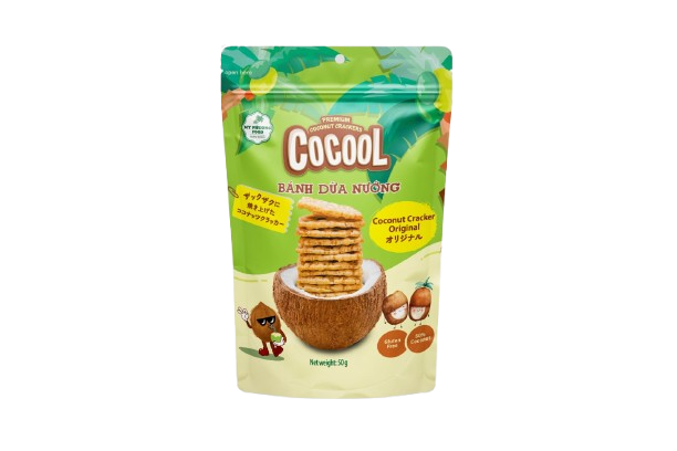 MPF コクール 焼きココナッツクラッカー オリジナル 50g COCOOL Coconut Cracker Original