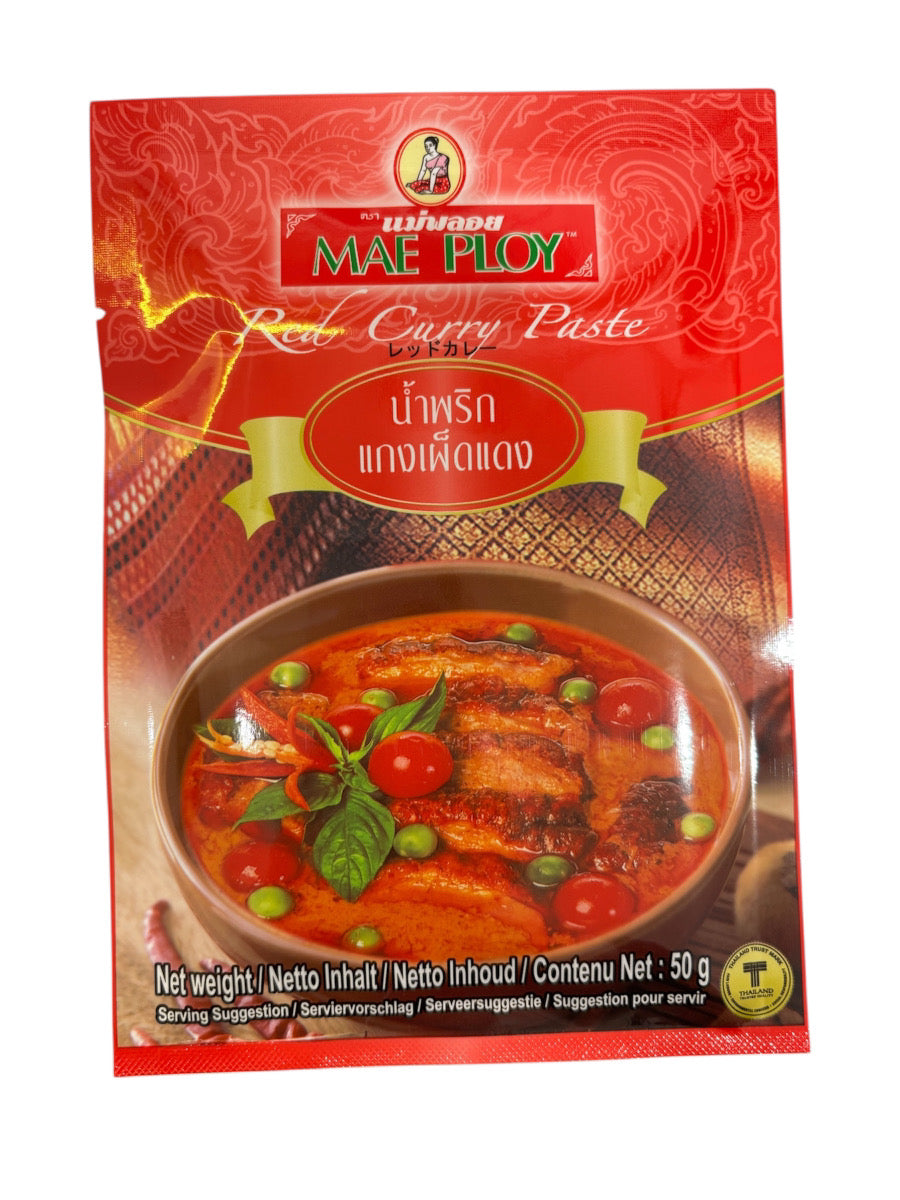 Mae Ploy レッドカレーペースト Red Curry Paste 50g