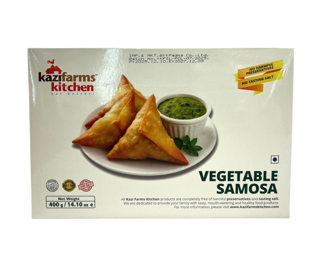 Kazi Farms Kitchen ベジタブルサモサ 400g (10P)