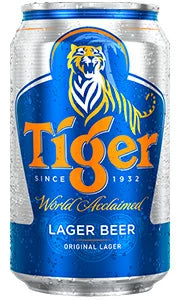 Tiger beer can 330ml