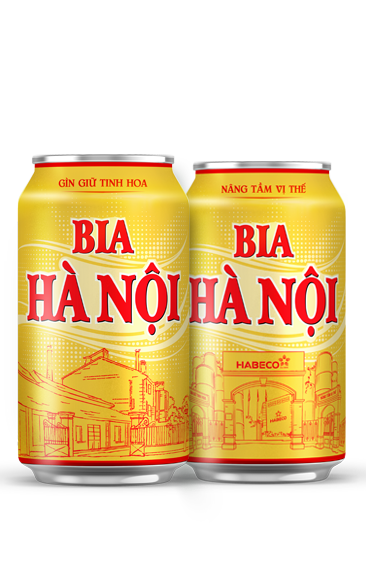 Hanoi Beer (can) 330ml Bia Ha Noi