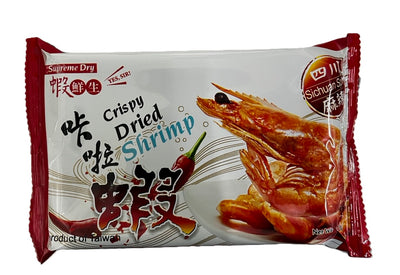嘉義優鮮 パリパリ エビの姿揚げ 四川麻辣味 25g