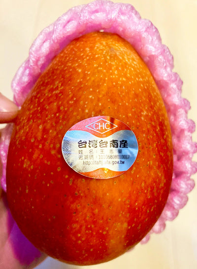 台湾 愛⽂マンゴー 1個 Apple Mango