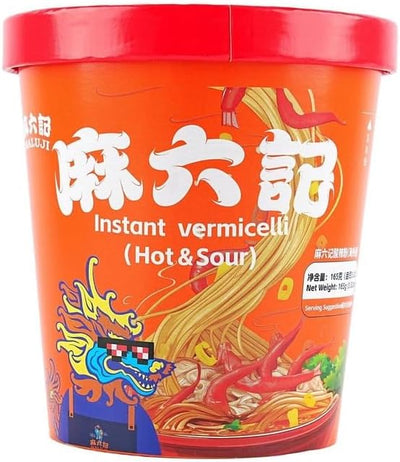 麻六記 酸辣粉 cup Malukei Spicy & Sour Rice Noodles Cup (Suan La Fen) 128g