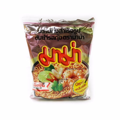 ママー インスタントヌードル トムヤムクン味 (60g・袋麺) Mama Instant Noodle Tom Yum Flavor