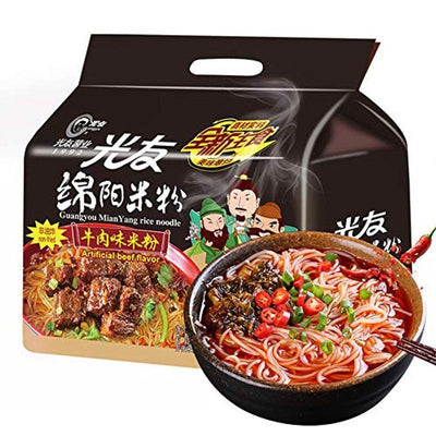 Mitsuyu 棉阳米粉牛肉味 (袋) 135g x 4 包
