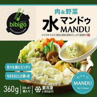 冷凍 bibigo 水餃子 　（肉＆野菜）360g
