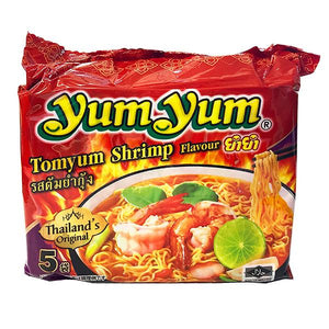 YumYum トムヤムシュリンプ味 70g 5-pack Tom Yum Shrimp Flavor