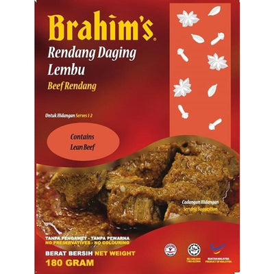 Brahim's REndang Daging Lembu Beef Lemdang 180g